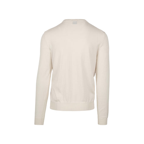 BOSS Pullover Maglia Uomo con ricamo in tono colore Open white A24 - BOSS50476364 - 131 - M - Francavilla Moda